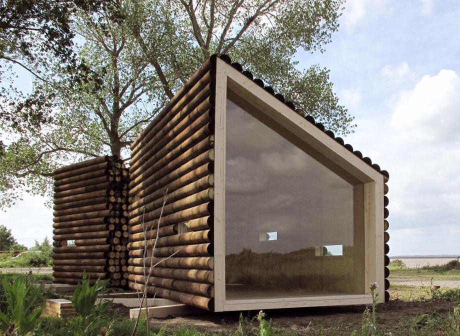 Small Modern Log Cabin House Plans