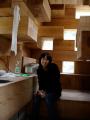 Final Wooden House, an unusual "log cabin" by architect Sou Fujimoto | www.facebook.com/SmallHouseBliss