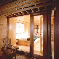 Sunset Cabin, a 275 sq ft studio cabin, is a refined version of the traditional cottage country "bunkie". | www.facebook.com/SmallHouseBliss