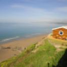 The Edge, a tiny one-bedroom beach cottage in Cornwall. | www.facebook.com/SmallHouseBliss