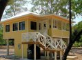 This small Caribbean beach house has one bedroom in 442 sq ft. | www.facebook.com/SmallHouseBliss