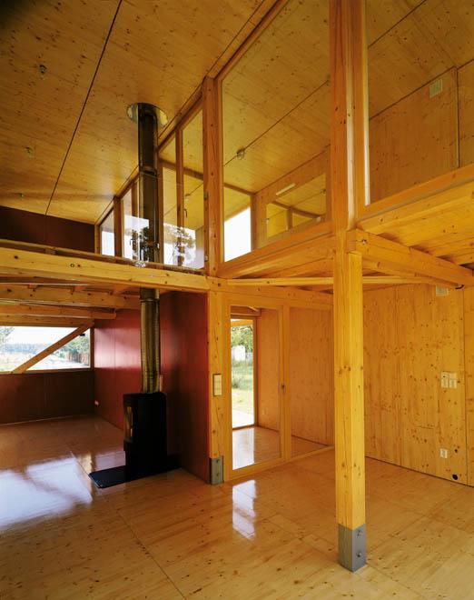 This modern timber-framed house was kept small with a simple design to meet a limited budget. | www.facebook.com/SmallHouseBliss