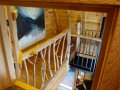 A dumpy old house was transformed into a family's ski cabin in Vermont's Green Mountains. It now has one bedroom and a sleeping loft in 850 sq ft. | www.facebook.com/SmallHouseBliss