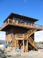 1930s-era forest fire lookout towers inspired this 3-storey tower house in Oregon's high desert. | www.facebook.com/SmallHouseBliss