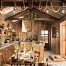 Rustic and romantic, Firefly cabin has the timeworn patina and rough charm of an old carpenter's workshop. | www.facebook.com/SmallHouseBliss