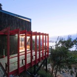 A low-cost "surf shack" cabin overlooking the ocean in Chile. Shared by two brothers, it has two small bedrooms in 555 sq ft. | www.facebook.com/SmallHouseBliss