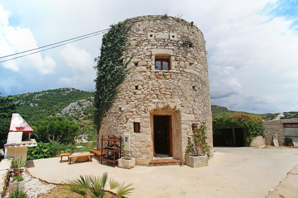 The ruins of a stone windmill, built in 1761, were restored and turned into this small tower residence. | www.facebook.com/SmallHouseBliss